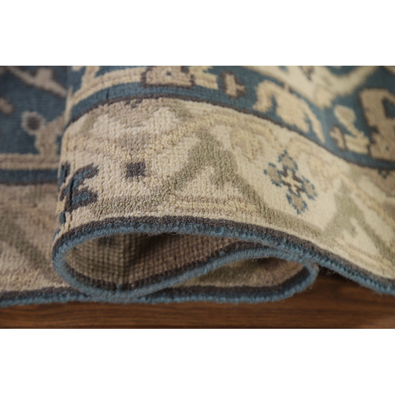 Tapis de couloir indien Oushak fait à la main 2 x 16 po
