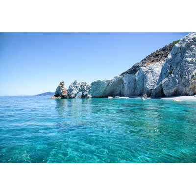 «Lalaria Beach, Skiathos», photographie sur toile tendue