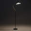 Lampe sur pied DEL ajustable moderne avec abat-jour en métal Swoop