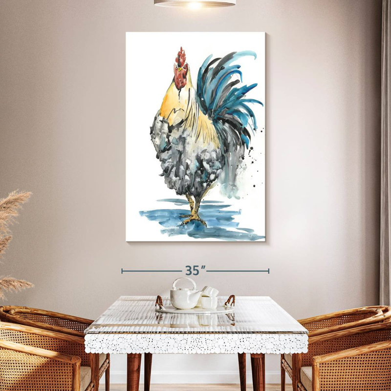 Brampt Rooster Splash II, 51" H x 34" W