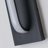 Minimalist Matted Black J-Hook Integrated LED Wall Sconce