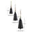 Metal Tibetan Inspired Indoor Outdoor Decorative Cow Bells with Jute Hanging Rope Set-503799835