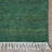 Hand Woven Solid Dark Green Cotton & Polyester Runner Indoor Area Rug-1751442379