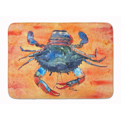 Tapis pour salle de bain en mousse à mémoire crabe