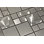 Random Sized Metal Mosaic Tile in Silver