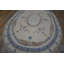 Oval Shape Antique Late 19th Century Room Size French Aubusson Carpet