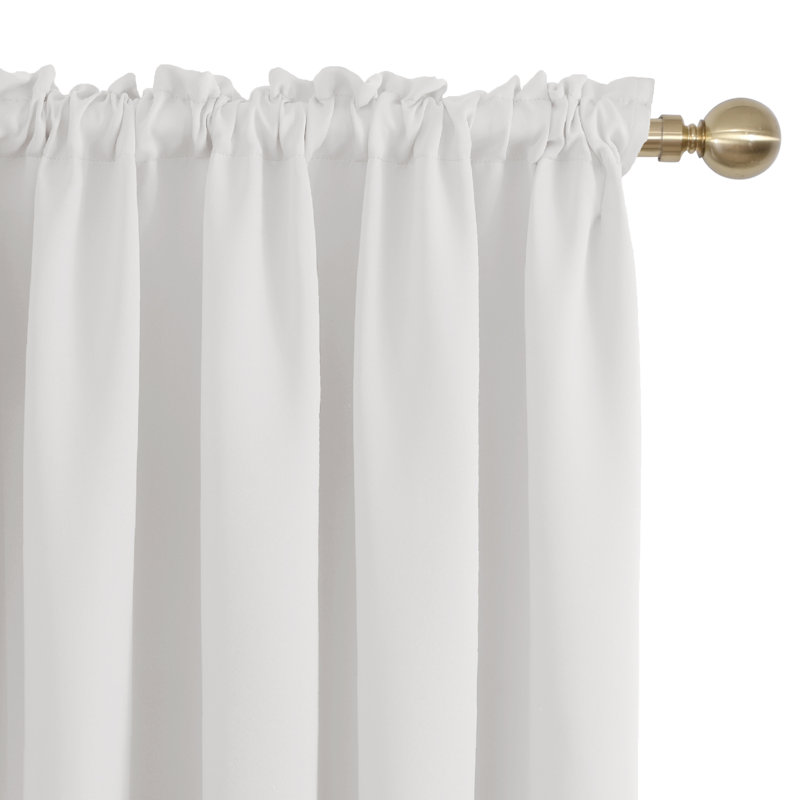 Northmoore Room Darkening Curtain Pair, 42" W x 63" L, Grayish White