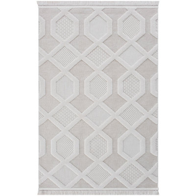 Resor Geometric and Trellis Indoor / Outdoor Area Rug