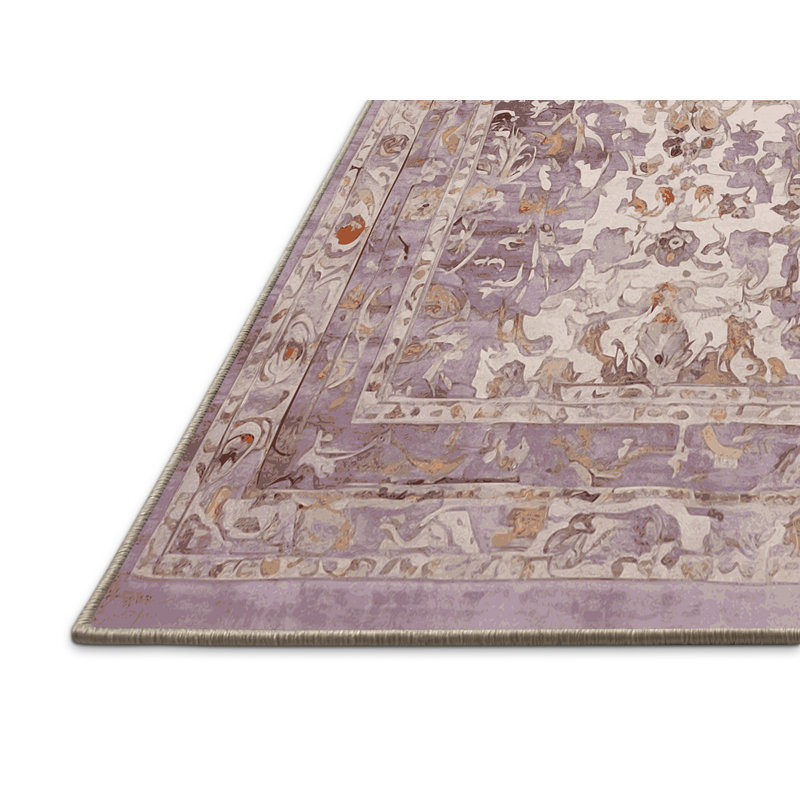 Tapis beige soyeux et moelleux, Rectangulaire 3 pi x 5 pi