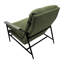 Fauteuil d'appoint rembourré avec coussin amovible et accoudoirs en chêne Sovann-1240006776