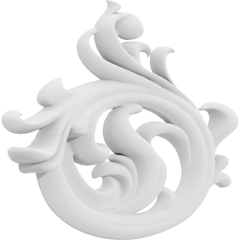 Applique Fayette Rosette, H 1,5 po x l 2 po x P 0,25 po, Droite