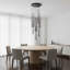 9 - Light Matte Black LED Pendant