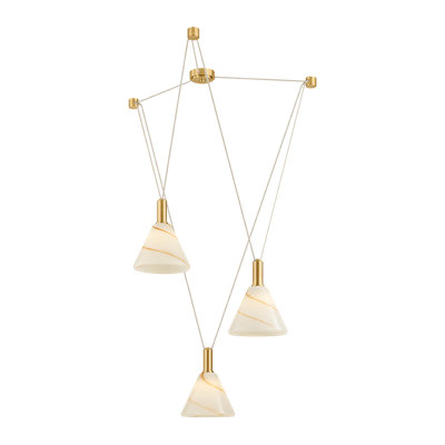 Eileen 41.75" 3-Light Chandelier