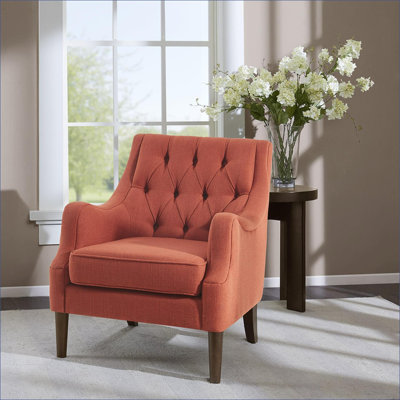 Fauteuil d'appoint capitonné à boutons pour adultes, fauteuil moderne pour salon, bureau à domicile
