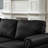 83" Modern Classic Design with Nails Living Room Three Seater Sofa Fabric Couch-1663609373