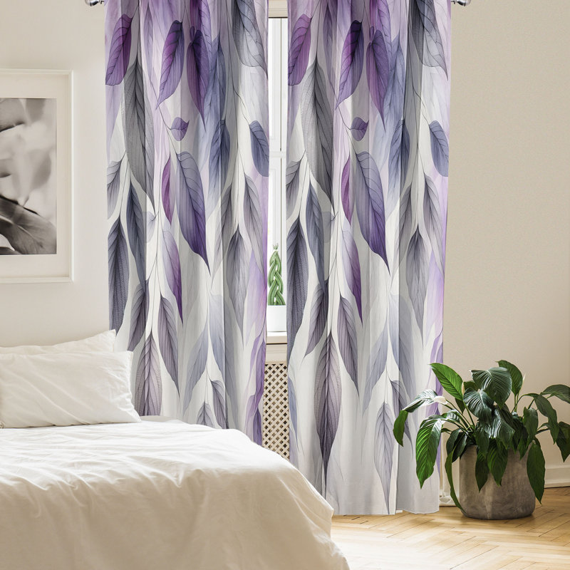 Semi Sheer Curtain Pair, 56" W x 84" L
