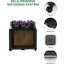 Treillis de jardin avec jardinière, tonnelle en métal robuste pour plantes grimpantes et décoration de mariage-317512202