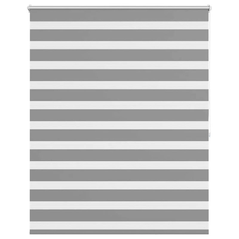 Semi Sheer Roller Blind, Grey, 140cm W x 175cm L