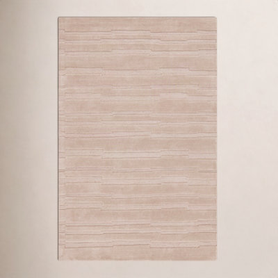 Elona Taupe Hand-Tufted Wool Rug