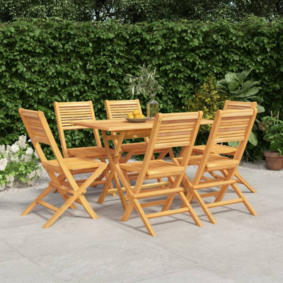 Wylandville Rectangular 6 - Person 120Cm Long Teak Dining Set