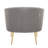 Benley Pleated Waves Velvet Armchair-386624164