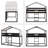 Twin Over Twin Wood Bunk Bed With Tent-1166874712