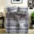 Antimicrobial Polyester Bedding Sets, Modern Plaid Design For Cozy Home