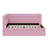 Upholstered Platform Bed With USB Ports And LED Belt, With Trundle-1494396158