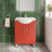 Casselton 24'' Free Standing Single Euro-Style Bathroom Vanity with Ceramic Top