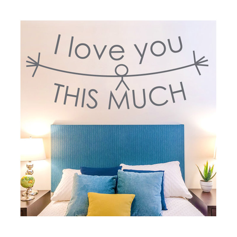 Non-Wall Damaging Wall Decal, Grey
