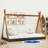 Estefania Twin Size Wood Bed with Triangle Structure-1222170386