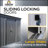 Classic Steel Storage Shed, 8X4, Charcoal-67124301