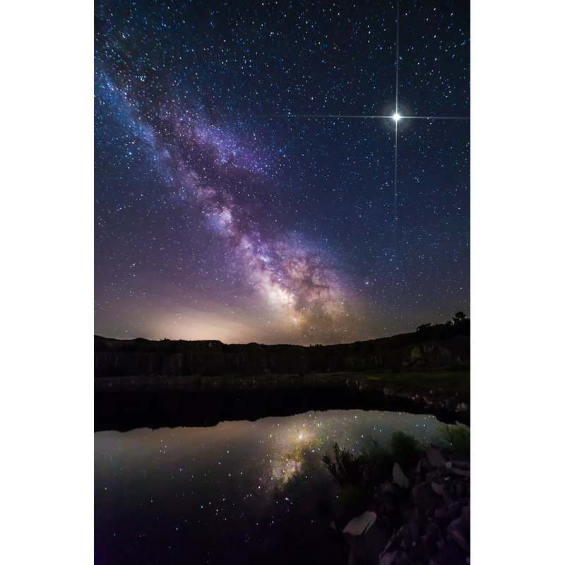 Incroyable nuit étoilée par Nick_Pandevium, H 48 po x l 32 po
