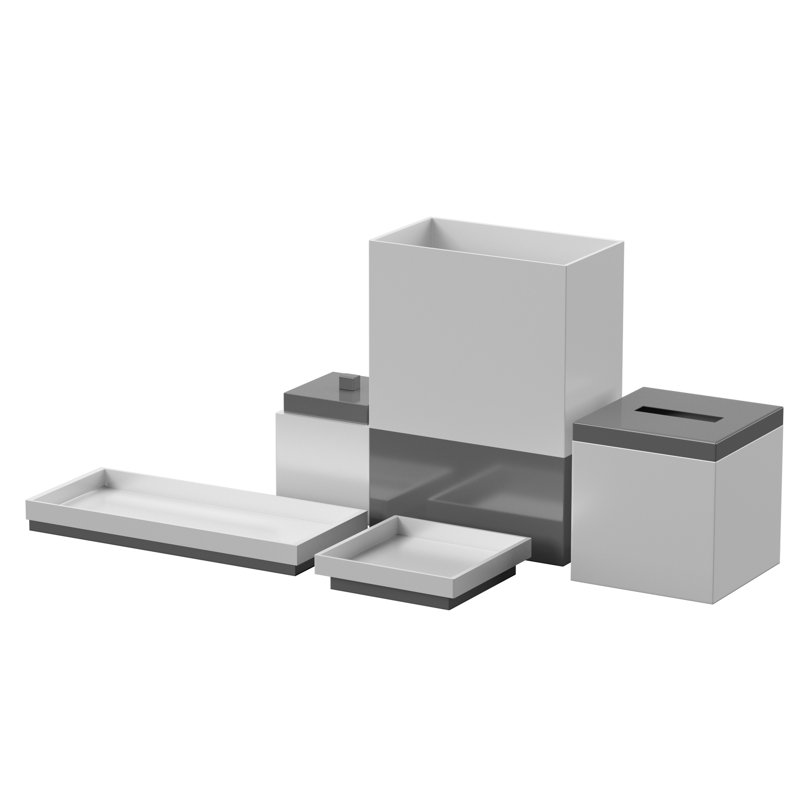 Ensemble d'accessoires de salle de bain 5 pièces