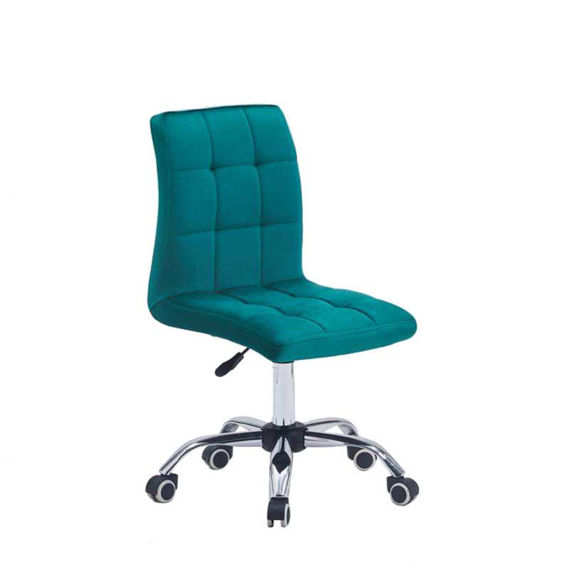 Meaghan Velvet Task Chair, Green