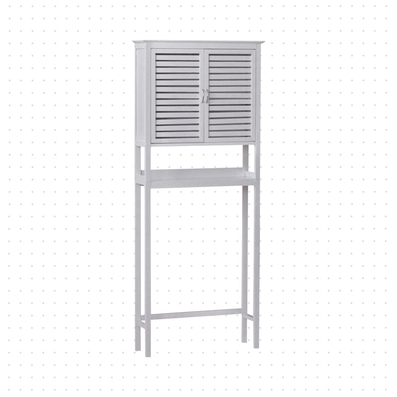 Nicieza Bamboo Over The Toilet Storage, White