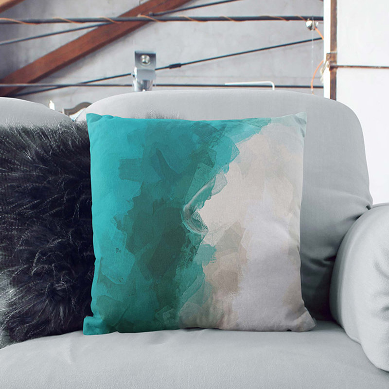 Square Throw Cushion, 40cm H x 40cm W x 15cm D