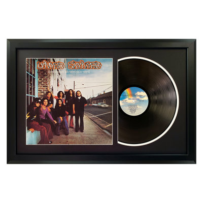 Lynyrd Skynyrd "(Pronounced 'Lĕh-'nérd 'Skin-'nérd)" Framed Record with Black Mat