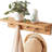 Inch Long Entryway Wall Shelf With 5 Hooks, Floating Shelf With Hooks Wall Coat Hooks For Bathroom, Hallway