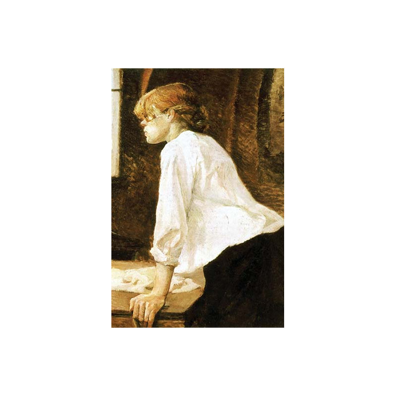 " The Laundress " by Henri De Toulouse-Lautrec, 36" H x 24" W