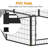 Panel Iron Exercise Pen With Door-98515368