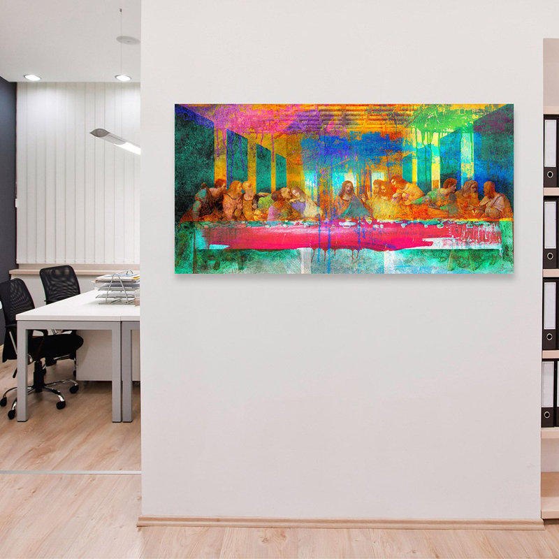 Last Supper 2.0 by Eric Chestier - Wrapped Canvas Print, 60cm H x 120cm W x 4cm D
