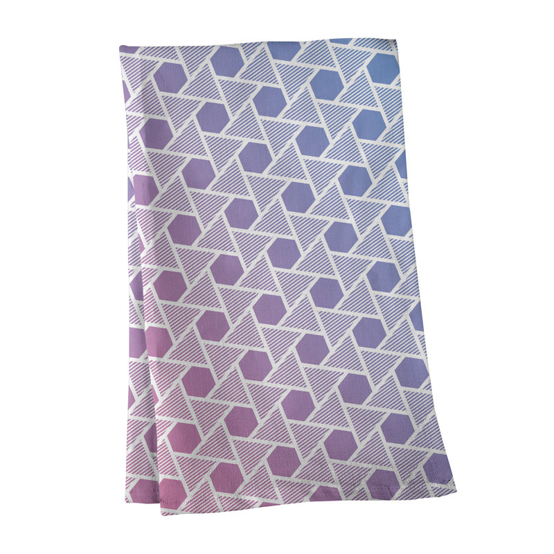 Tea Towel Kitchen Towel, Pink/Blue, Cotton Twill