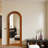 Half-Circle Manufactured Wood Full Length Mirrors-810686281