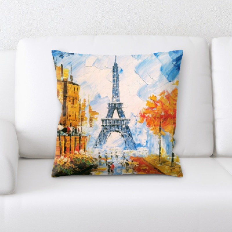 Coussin décoratif en tour eiffel Wiggins