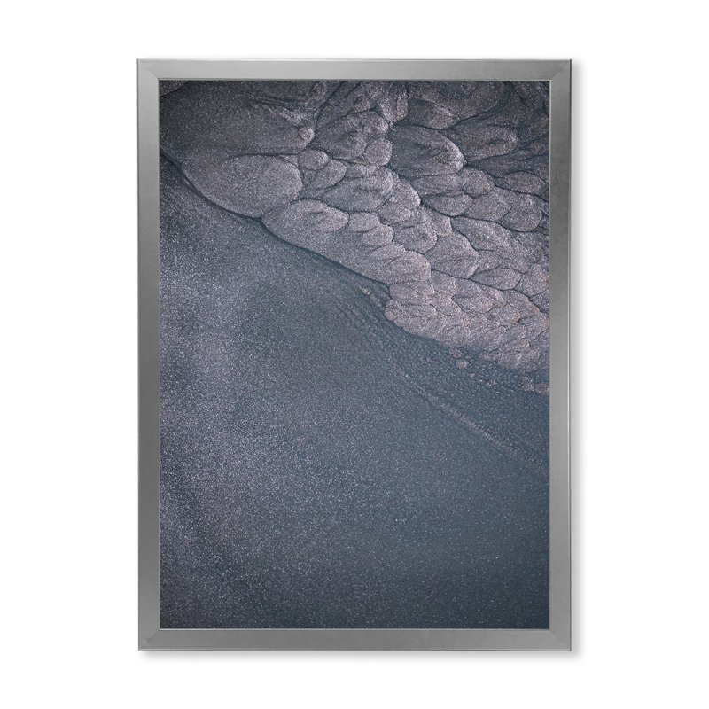 Luxe luxueux, monochrome, fluide, fluide, art, neuve, H 12 po x l 20 po x P 1 po, Cadre photo argenté