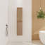 Armoire latérale de salle de bain 12 po, portes à fermeture douce, conception à fixation flottante