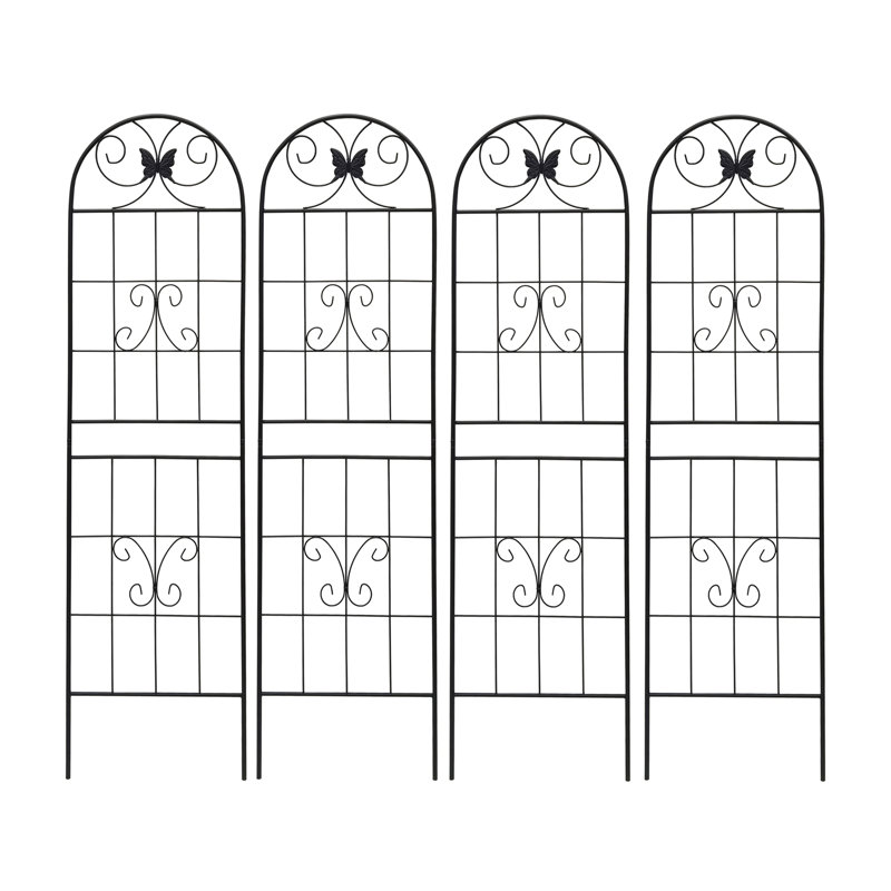 4 Pack Metal Garden Trellis