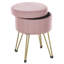 Alliber 32 cm W Round Footstool with Storage-1753018516
