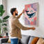 Whale in Depth Coastal - Wrapped Canvas-734855845-734855869